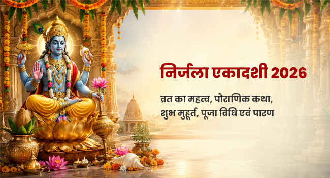 निर्जला एकादशी 2026: व्रत का महत्व, पौराणिक कथा, शुभ मुहूर्त, पूजा विधि एवं पारण